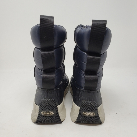 Sorel Out N About Puffy Mid Waterproof Winter Boots Navy size 7 - Picture 5 of 9